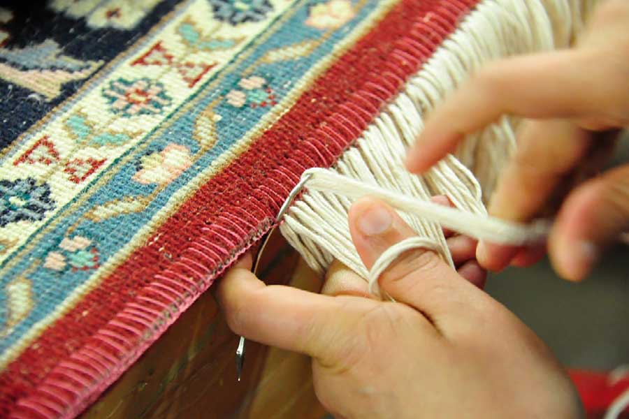 Fringe repair benefits for carpets